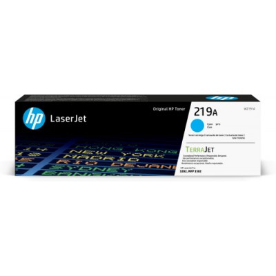 HP Cartucho de Toner Original LaserJet 219A cian