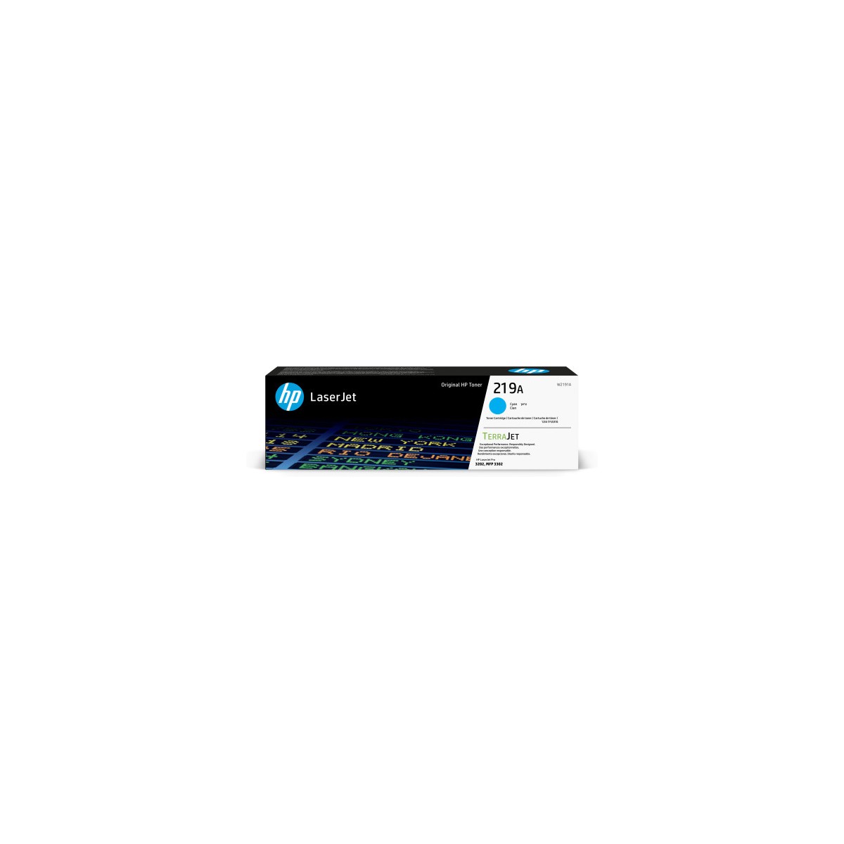 HP Cartucho de Toner Original LaserJet 219A cian