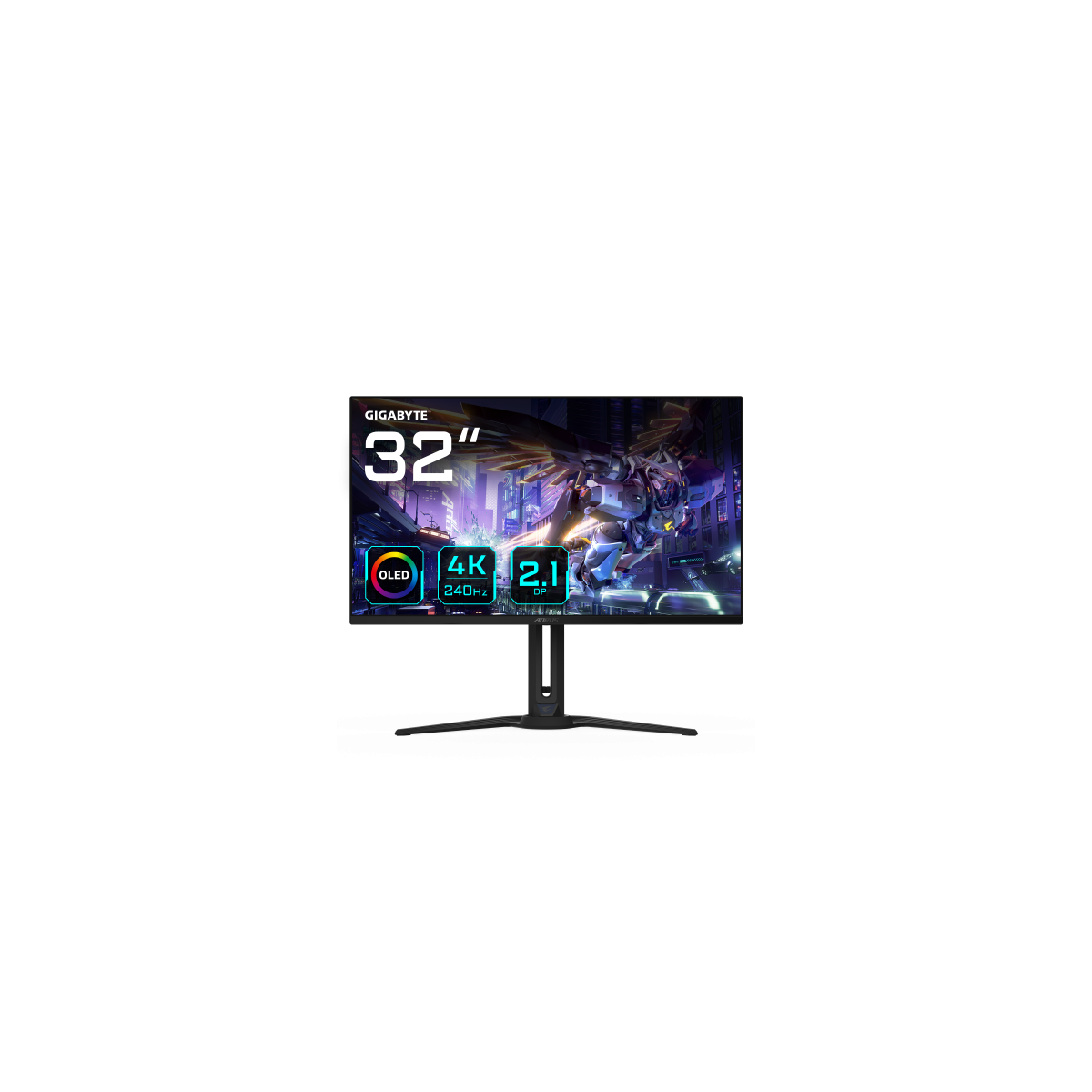 AORUS FO32U2P pantalla para PC 80 cm 315 3840 x 2160 Pixeles 4K Ultra HD OLED Negro