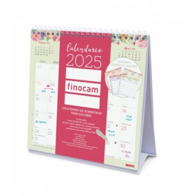 CALENDARIO 2025 SOBREMESA TRENDY DESIGN ESCRIBIR 190X190MM FINOCAM 787060125