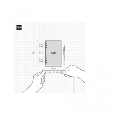 RECAMBIO ANUAL 2025 R593 OPEN500 117X181MM SEMANA VISTA HORIZONTAL FINOCAM 711580025