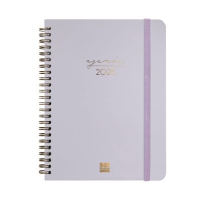 AGENDA 2025 TRENDY ALMA E10 155X212MM SEMANA VISTA HORIZONTAL LILA FINOCAM 762020225