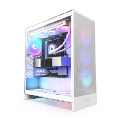 NZXT H7 Flow RGB Midi Tower Blanco