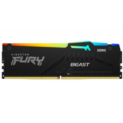 MEMORIA KINGSTON FURY BEAST RGB DDR5 8GB 5200MT S CL40 KF5