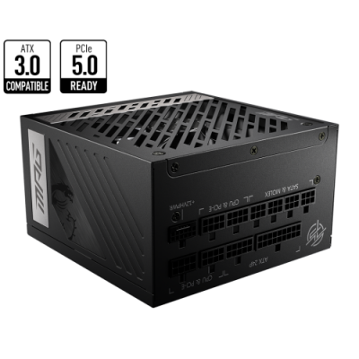 MSI MPG A850G PCIE5 unidad de fuente de alimentacion 850 W 24 pin ATX ATX Negro