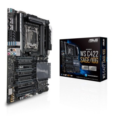 ASUS WS C422 SAGE 10G placa base para servidor y estacion de trabajo LGA 2066 Socket R4 CEB Intel C422