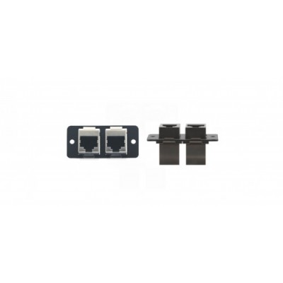 Kramer Electronics W4545B placa de pared y cubierta de interruptor Negro