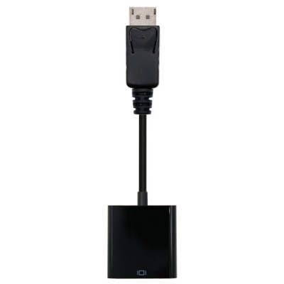 Nanocable Conversor DisplayPort a sVGA DisplayPort M sVGA H Negro 15 cm