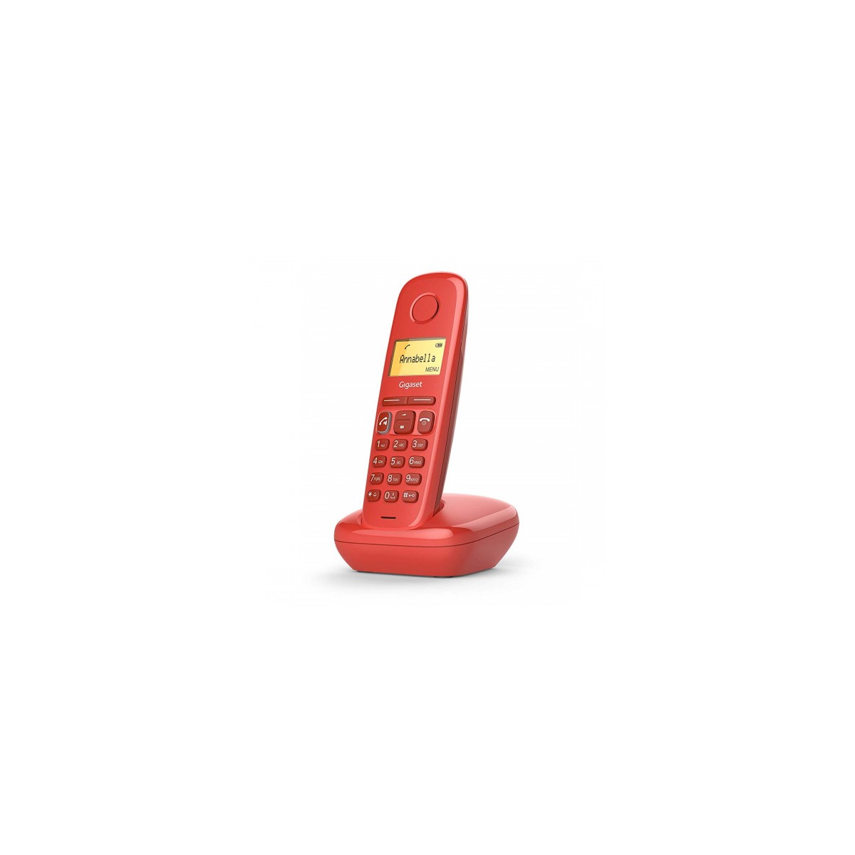 Gigaset A270 Telefono DECT Rojo Identificador de llamadas