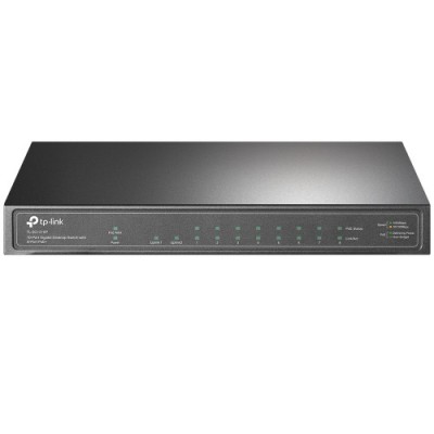 TP LINK TL SG1210P Gigabit Ethernet 10 100 1000 Gris Energia sobre Ethernet PoE