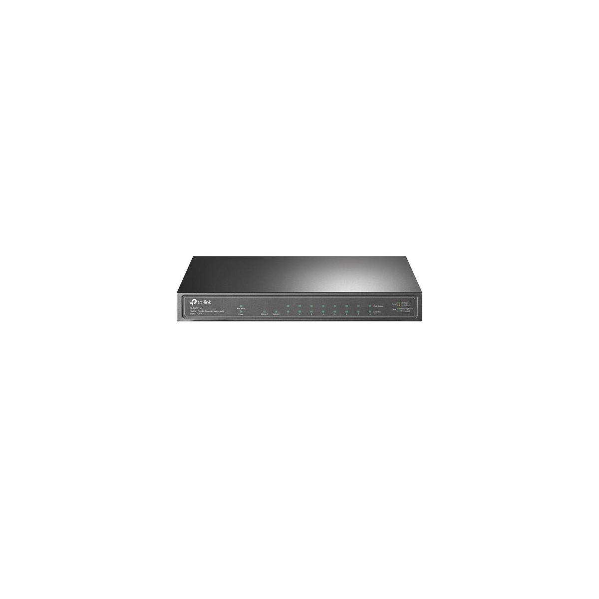 TP LINK TL SG1210P Gigabit Ethernet 10 100 1000 Gris Energia sobre Ethernet PoE