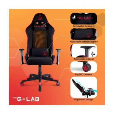 THE G LAB GAMING CHAIR ERGONOMIC SIZE XL RED KS OXYGEN XL RED