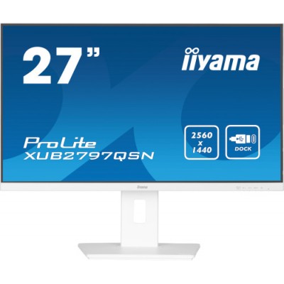 iiyama G MASTER XUB2797QSN W2 pantalla para PC 686 cm 27 2560 x 1440 Pixeles 4K Ultra HD LED Blanco