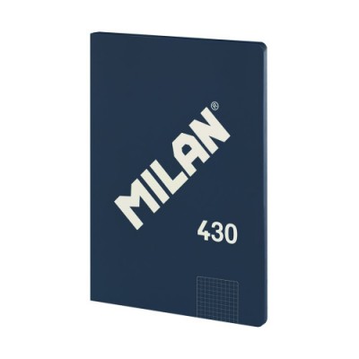 LIBRETA ENCOLADA PAPEL CUADRICULADO 48 HOJAS A4 SERIE 1918 AZUL MILAN 57243G48B