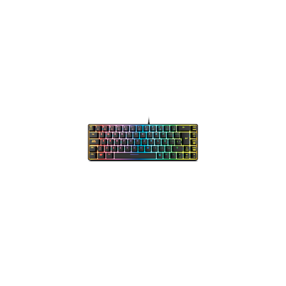 KROM TECLADO GAMING MINI RGB KALISTA