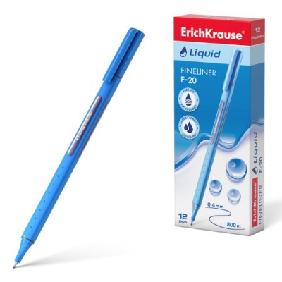 FINELINER LIQUID F 20 COLOR DE LA TINTA AZUL ERICH KRAUSE 47969