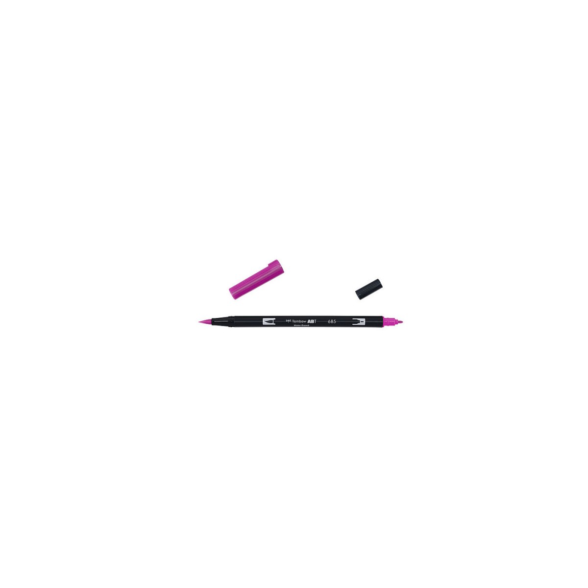 ROTULADOR DOBLE PUNTA PINCEL DUAL BRUSH 685 COLOR DEEP MAGENTA TOMBOW ABT 685