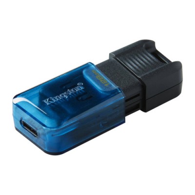 Kingston Technology DataTraveler 80 unidad flash USB 128 GB USB Tipo C 32 Gen 1 31 Gen 1 Negro Azul