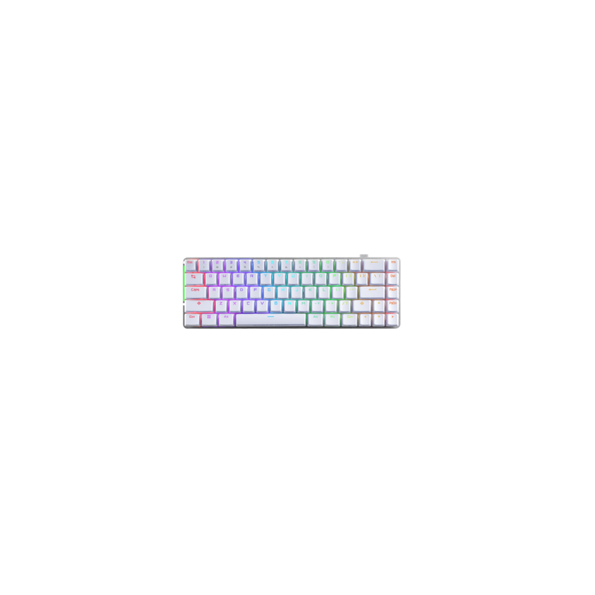 TECLADO ASUS ROG FALCHION ACE WHITE BLANCO