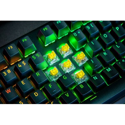 TECLADO RAZER BLACKWIDOW V4 PRO YELLOW SWITCH USA RZ03 04681800 R3M1