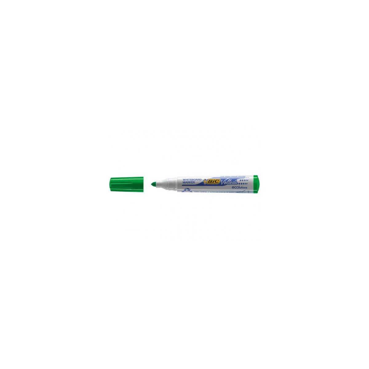 MARCADOR PARA PIZARRA BLANCA 1701 TINTA A BASE DE ALCOHOL TRAZO 15MM VERDE VELLEDA 904940