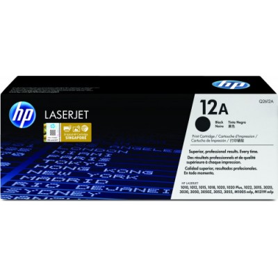 HP 12A TONER HP12A NEGRO Q2612A