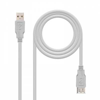 Nanocable CABLE USB 20 TIPO A M A H BEIGE 10M