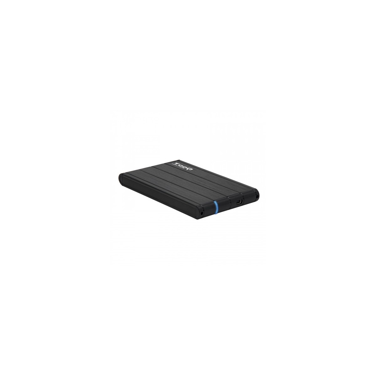 TooQ CAJA HDD 25 SATA A USB 20 USB 30 NEGRA