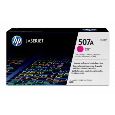 HP 507A TONER HP507A MAGENTA CE403A