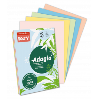 PAQUETE 500H PAPEL 80GR A4 SALMON PALIDO ADAGIO 156221