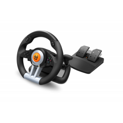 Krom K Wheel Volante Pedales PlayStation 4PlaystationPlaystation 3Xbox One Analogico Digital USB Negro