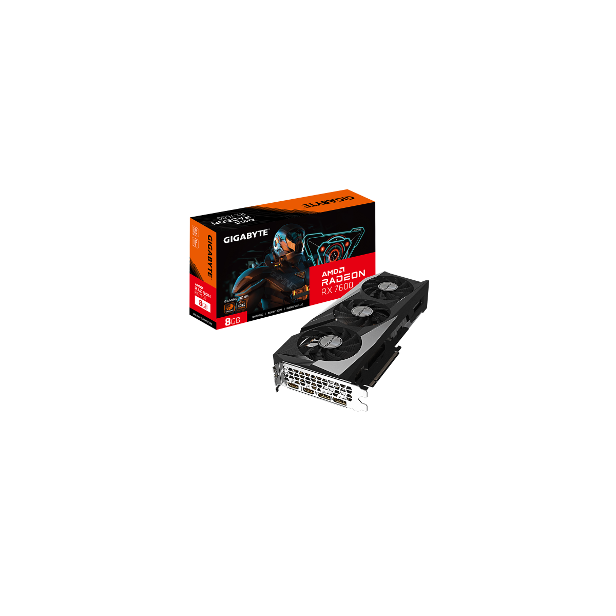 Gigabyte Radeon RX 7600 GAMING OC 8G AMD 8 GB GDDR6