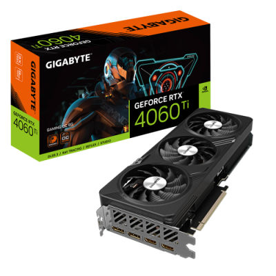 Gigabyte GeForce RTX 4060 Ti GAMING OC 8G NVIDIA GeForce RTX 4060 Ti 8 GB GDDR6