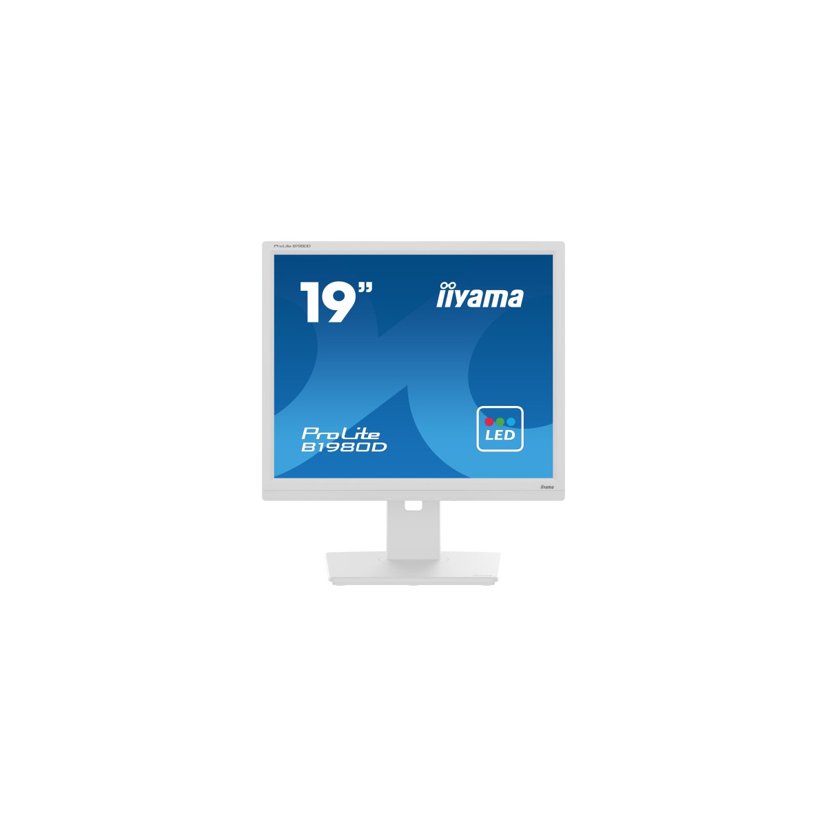 iiyama ProLite B1980D W5 pantalla para PC 483 cm 19 1280 x 1024 Pixeles SXGA LCD Blanco