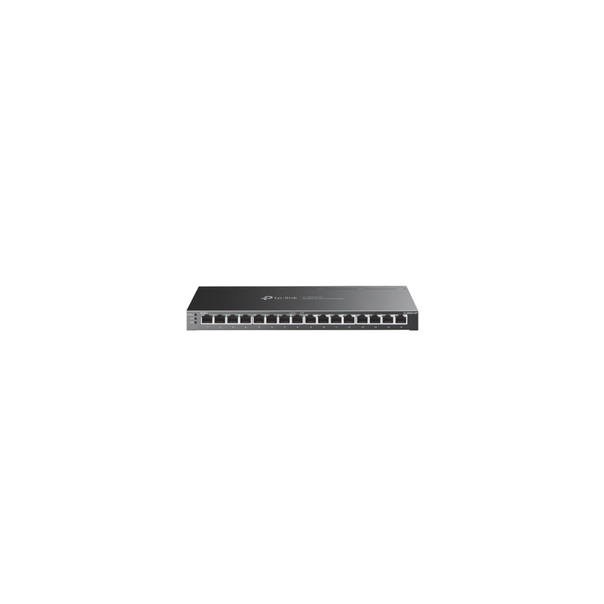 TP Link TL SG2016P switch L2 L3 L4 Gigabit Ethernet 10 100 1000 Energia sobre Ethernet PoE Negro