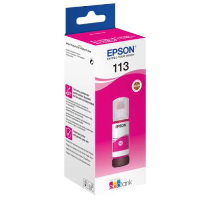 Epson 113 EcoTank Pigment Magenta ink bottle