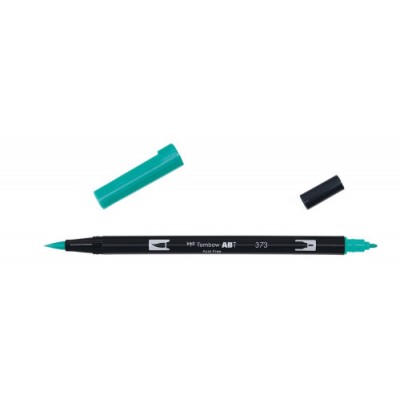 ROTULADOR DOBLE PUNTA PINCEL COLOR SEA BLUE TOMBOW ABT 373