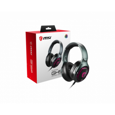 MSI Immerse GH50 Auriculares Alambrico Diadema Juego Negro