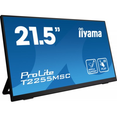 iiyama ProLite T2255MSC B1 pantalla para PC 546 cm 215 1920 x 1080 Pixeles Full HD LCD Pantalla tactil Negro