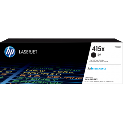 HP Cartucho de toner Original LaserJet 415X negro de alta capacidad