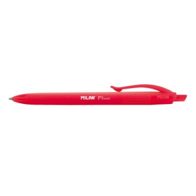 Milan 176512925 boligrafo Rojo Boligrafo de punta retractil con pulsador 25 piezas