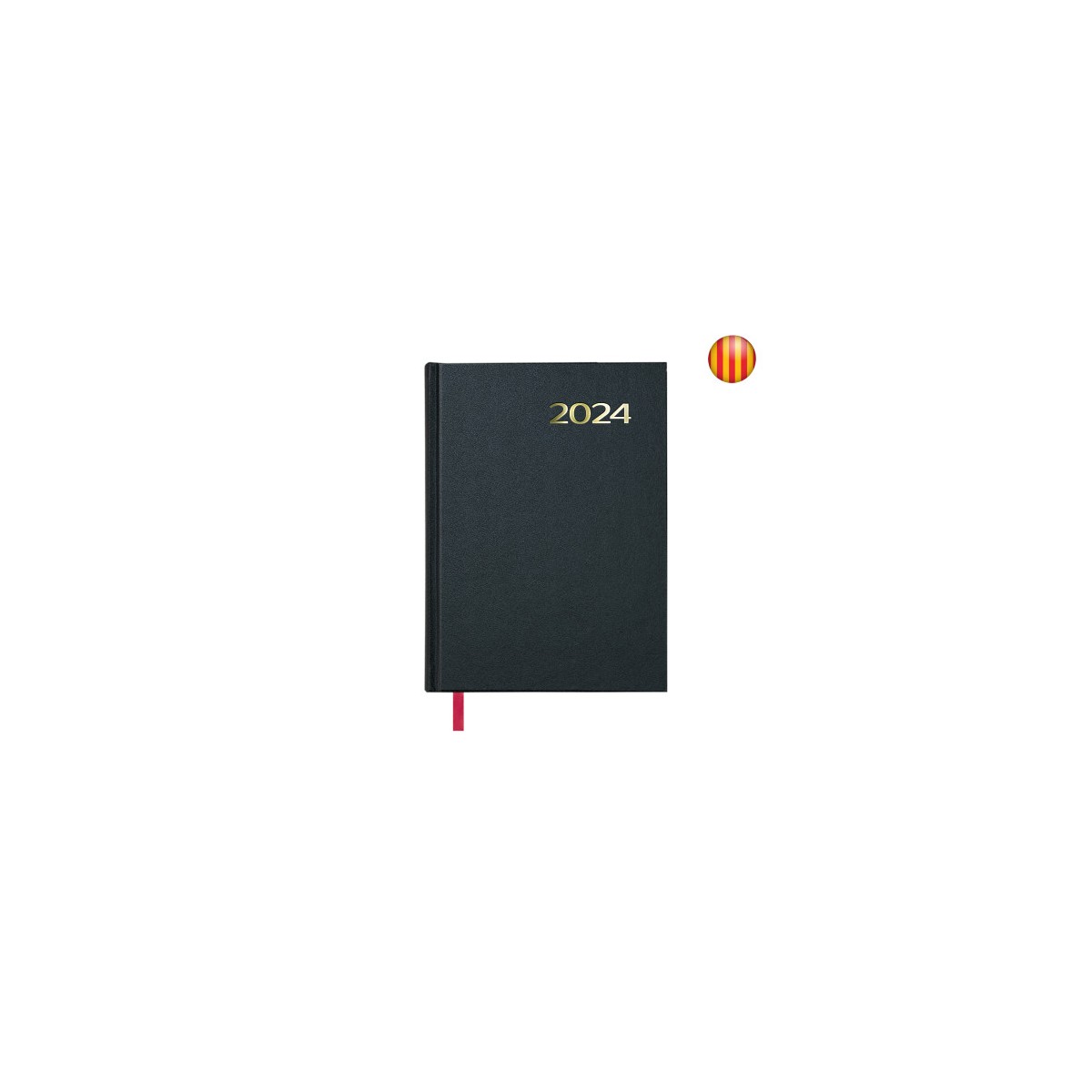 AGENDA SINTEX DiA PaGINA 14 X 20 CM COLOR NEGRO CATALaN DOHE 11408