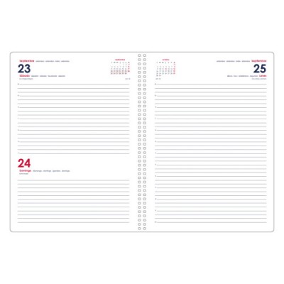 AGENDA 2024 SYNCRO DiA PaGINA 21 X 29 CM NEGRO DOHE 11617 24