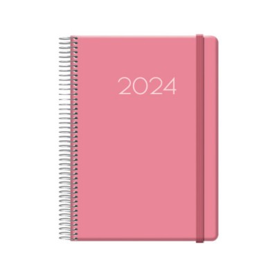 AGENDA 2024 DENVER DiA PaGINA 15 X 21 CM COLOR ROSA DOHE 12723 24