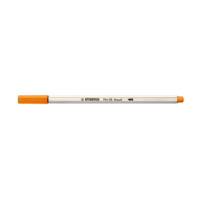 ROTULADOR PUNTA FIBRA PINCEL PEN 68 BRUSH NARANJA STABILO 568 54