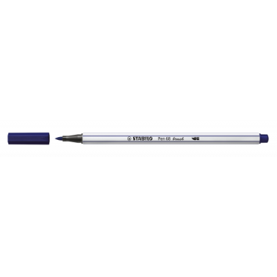 ROTULADOR PUNTA FIBRA PINCEL PEN 68 BRUSH AZUL PRUSIA STABILO 568 22