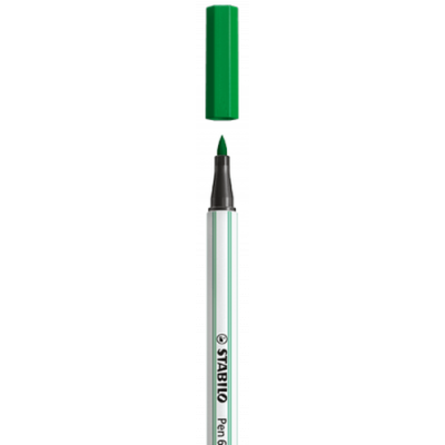 ROTULADOR PUNTA FIBRA PINCEL PEN 68 BRUSH VERDE STABILO 568 36