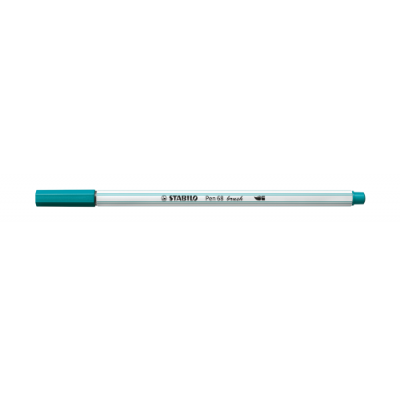 ROTULADOR PUNTA FIBRA PINCEL PEN 68 BRUSH TURQUESA STABILO 568 51