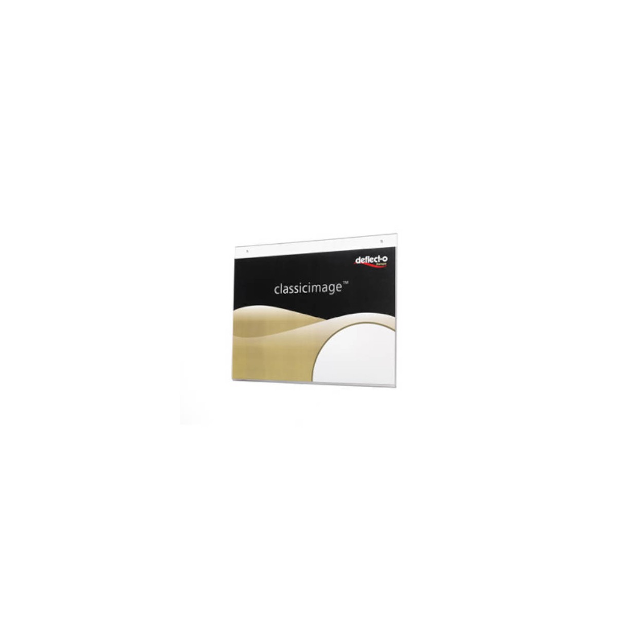 EXPOSITOR DE PARED FORMATO A4 HORIZONTAL DEFLECTO 46901