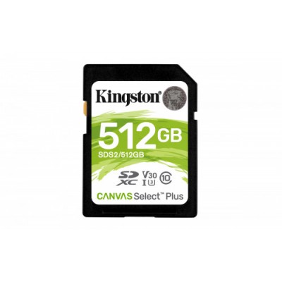 Kingston Technology Canvas Select Plus memoria flash 512 GB SDXC Clase 10 UHS I